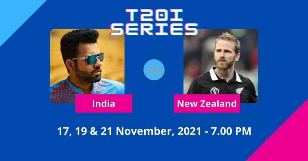 This is a featured image which describes that this article is on Ind vs Nz t20 मैच फ्री में कैसे देखे | Ind vs Nz t20 series 2021