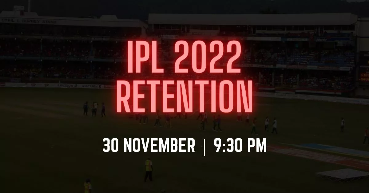 This is a featured image which describes that this article is on IPL 2022 Retention and retained players list
